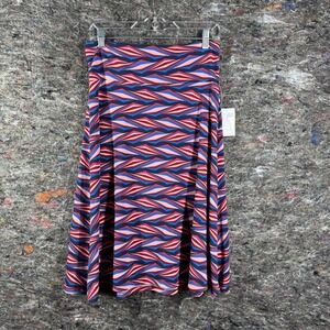 LuLaRoe Colorful Geometric Midi Skirt